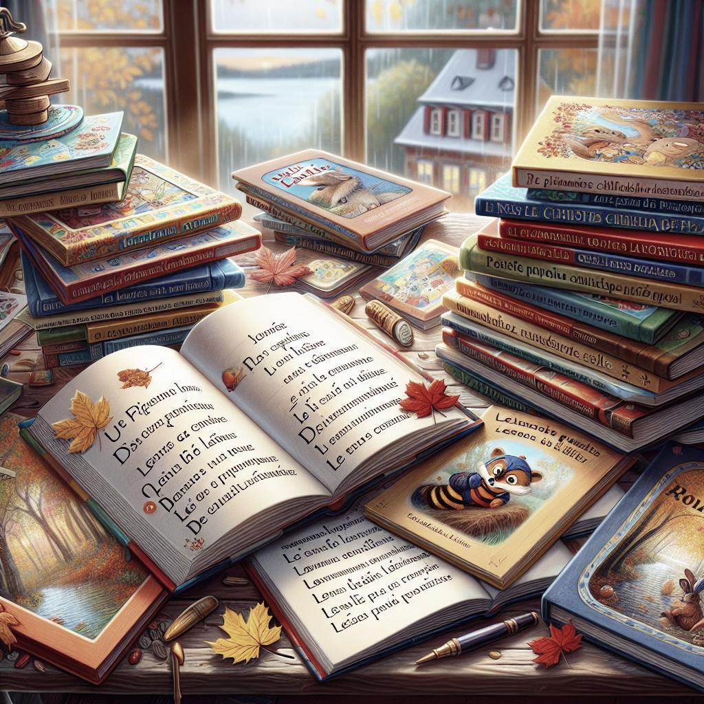 Les Meilleurs Livres de Poésie pour Enfants au Québec